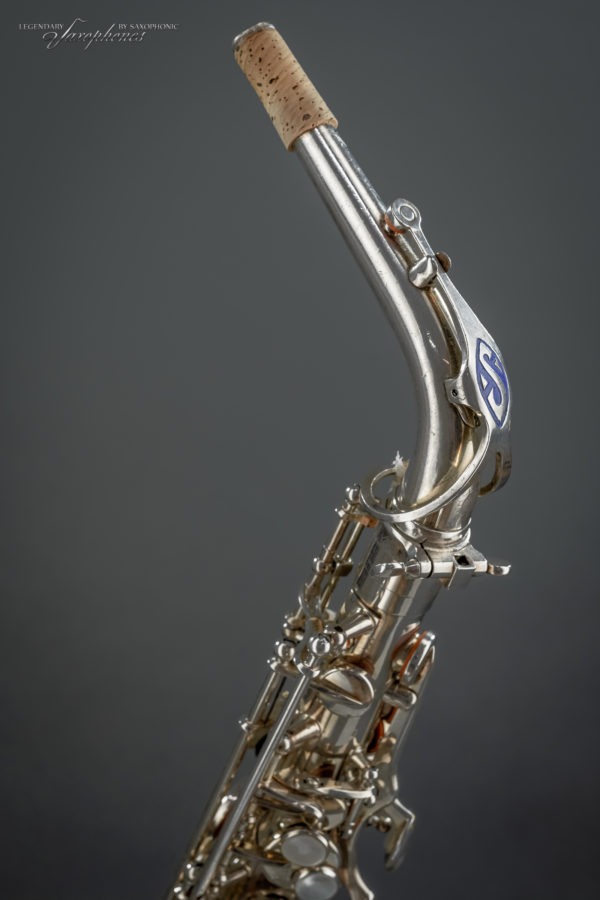 SELMER Mark VI Alt Saxophon 1971 versilbert silver-plated detail neck S-Bogen 194xxx