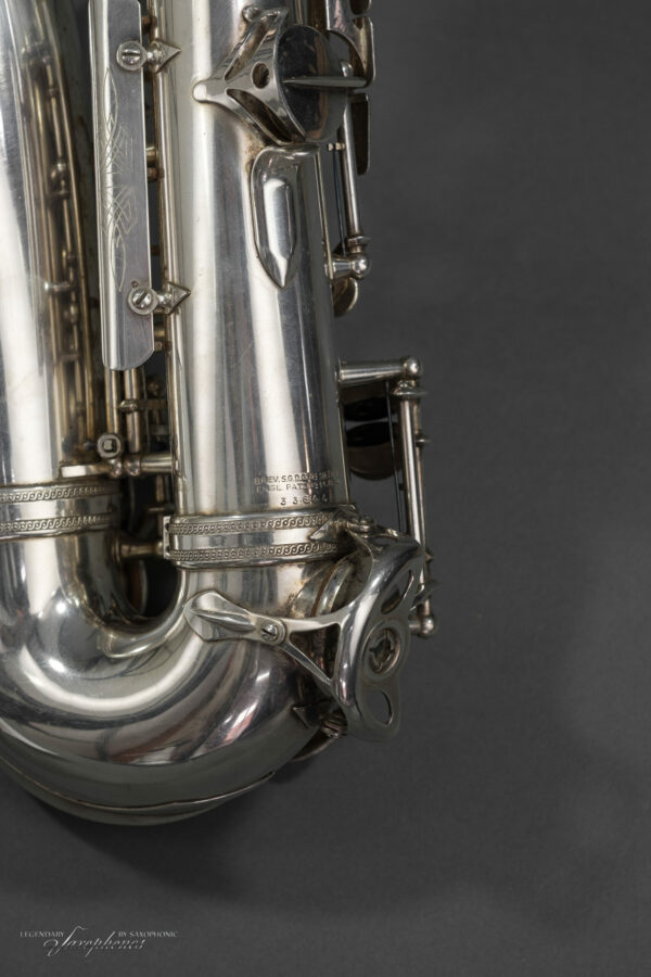 Alto Saxophone SELMER Paris Super Action SBA versilbert silver-plated 1947 Raw Classic 33644