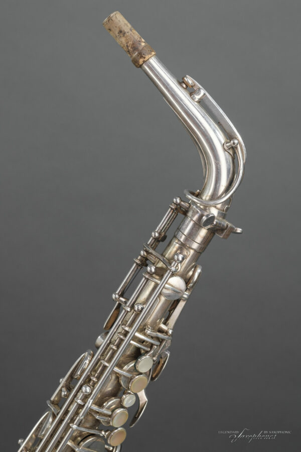 Alto Saxophone SELMER Paris Super Action SBA versilbert silver-plated 1947 Raw Classic 33644