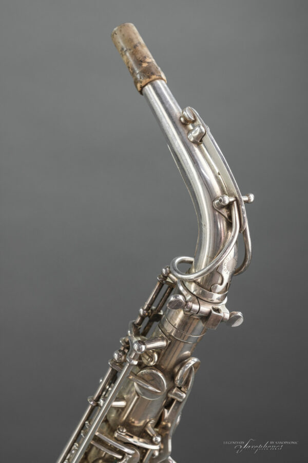 Alto Saxophone SELMER Paris Super Action SBA versilbert silver-plated 1947 Raw Classic 33644