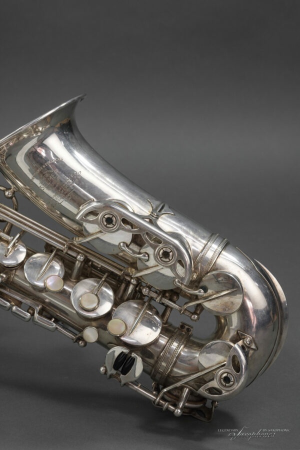 Alto Saxophone SELMER Paris Super Action SBA versilbert silver-plated 1947 Raw Classic 33644