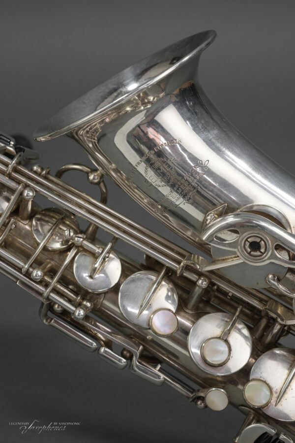 Alto Saxophone SELMER Paris Super Action SBA versilbert silver-plated 1947 Raw Classic 33644