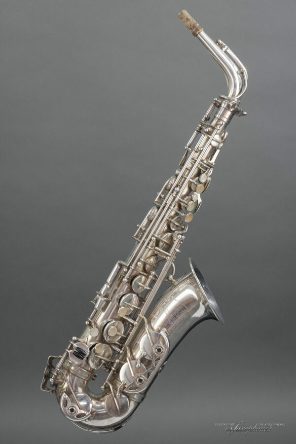 Alto Saxophone SELMER Paris Super Action SBA versilbert silver-plated 1947 Raw Classic 33644