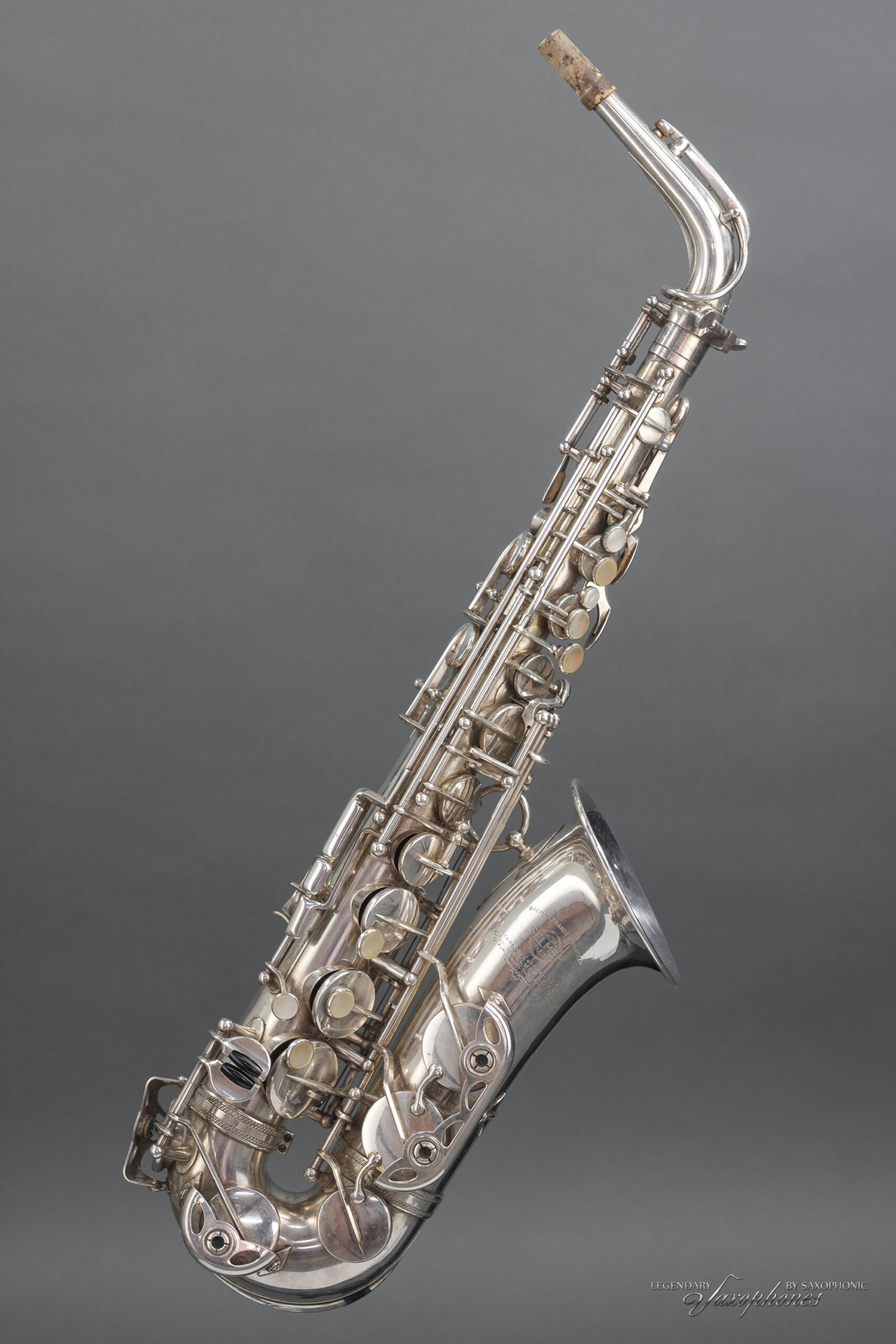 Raw Classic** SELMER Super Action (SBA) Alto Saxophone, silver