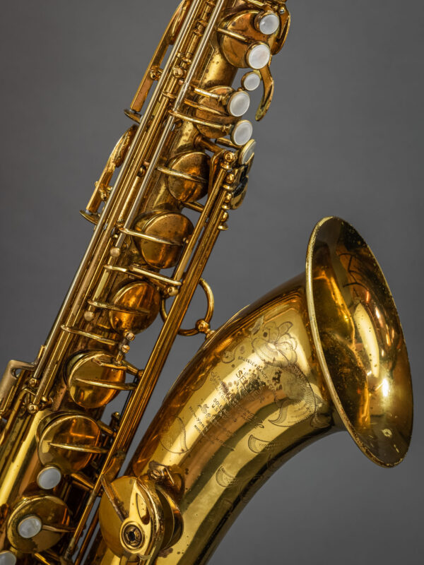 SELMER Paris Tenor saxophone 1952 SBA Balanced Action lacquer lackiert engravin Gravur