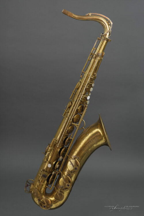 **Vorrätig** 1937er SELMER Balanced Action Tenorsaxophon, #23569, vergoldeter S-Bogen