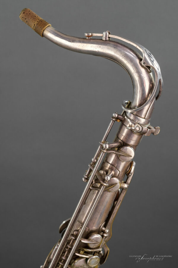 Tenor Saxophone SELMER Paris Mark VI versilbert silver-plated hoch-F# high F# 1973 engraving Gravur 218xxx