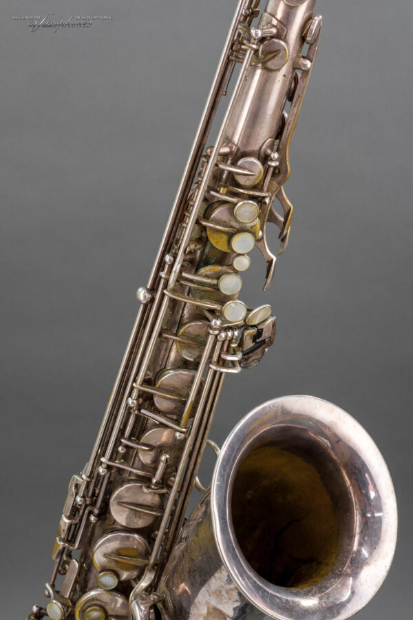 Tenor Saxophone SELMER Paris Mark VI versilbert silver-plated hoch-F# high F# 1973 engraving Gravur 218xxx