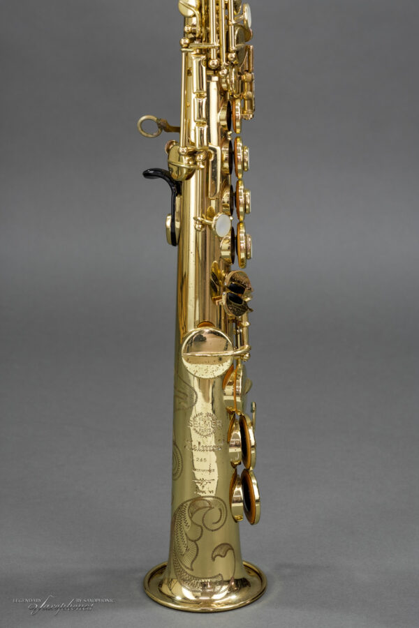 Soprano Saxophone SELMER Paris Mark VI lackiert lacquered engraving Gravur hoch-F# high F# 1975 245xxx