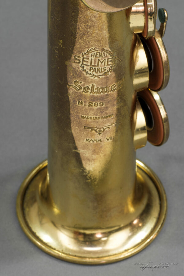 Soprano Saxophone SELMER Paris Mark VI lackiert lacquered hoch-F# high F# 1978 289xxx