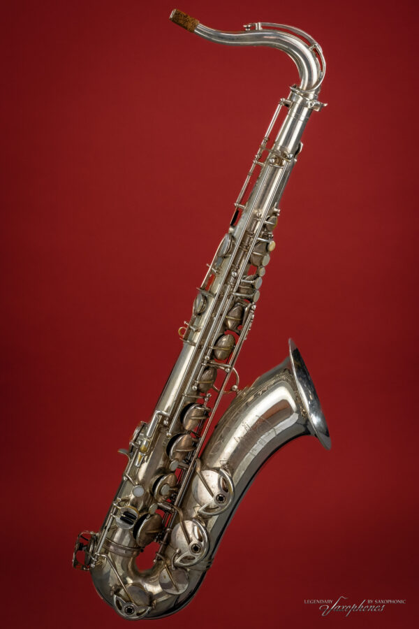 1947er SELMER Super Action (SBA) Tenorsaxophon, versilbert, generalüberholt