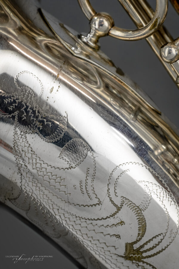 Alto Saxophone SELMER Balanced Action silver-plated versilbert Gravur engraving 1946 #32943