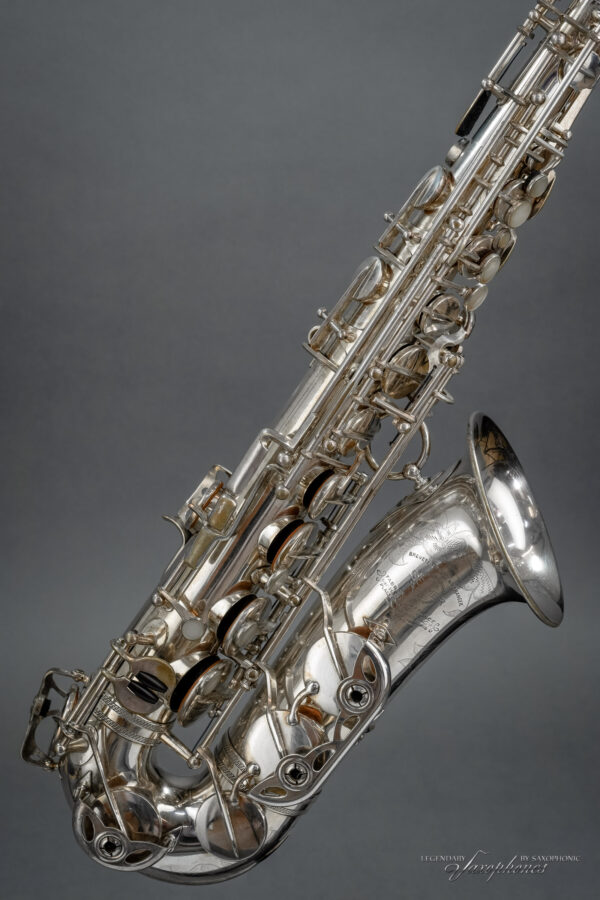 Alto Saxophone SELMER Balanced Action silver-plated versilbert Gravur engraving 1946 #32943