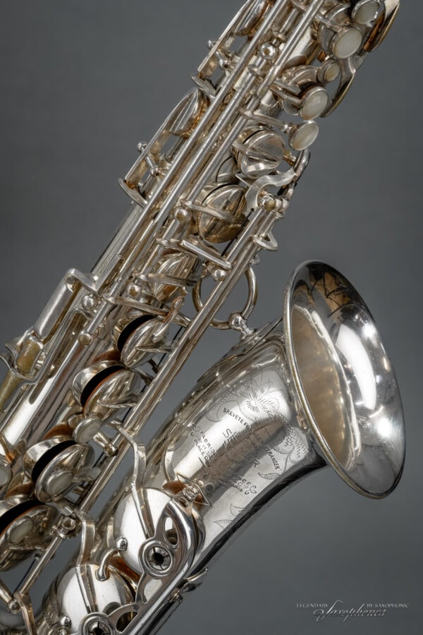 Alto Saxophone SELMER Balanced Action silver-plated versilbert Gravur engraving 1946 #32943