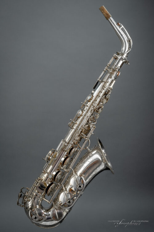 Alto Saxophone SELMER Balanced Action silver-plated versilbert Gravur engraving 1946 #32943