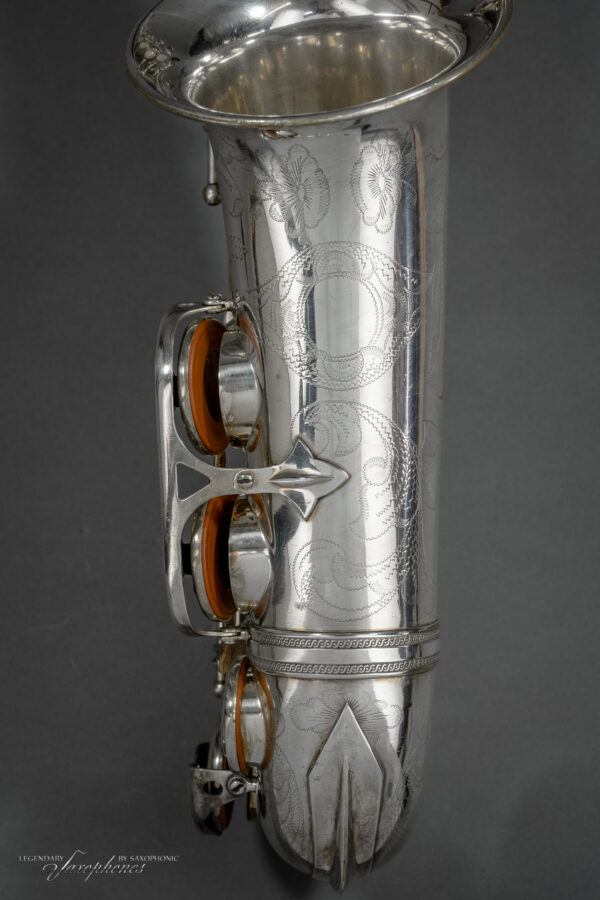 Alto Saxophone SELMER Balanced Action silver-plated versilbert Gravur engraving 1946 #32943