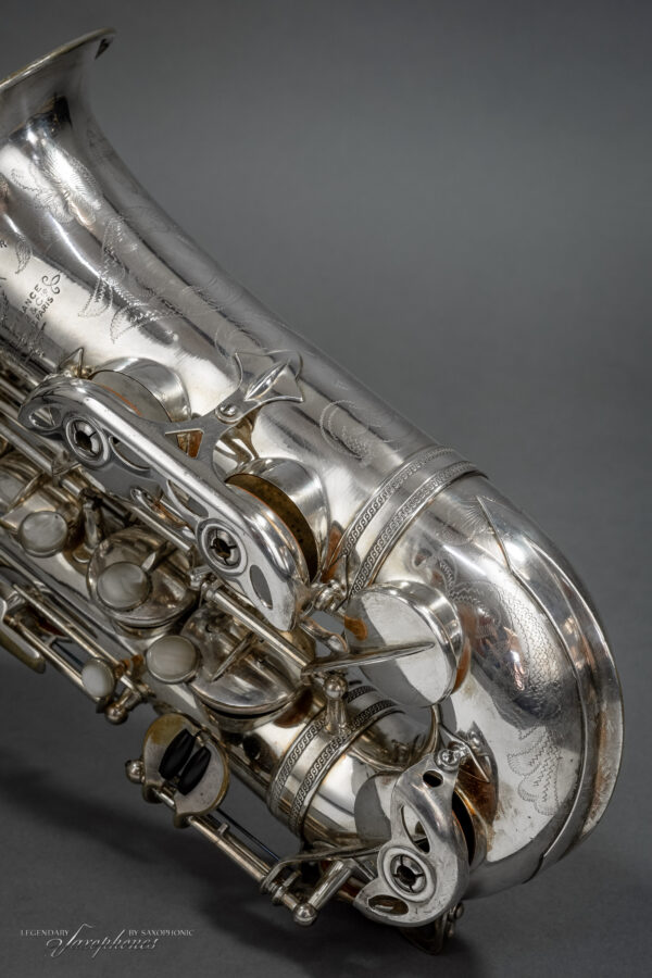 Alto Saxophone SELMER Balanced Action silver-plated versilbert Gravur engraving 1946 #32943
