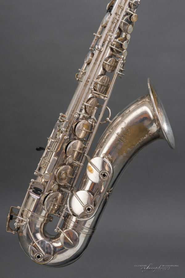 1971er SELMER Mark VI Tenorsaxophon versilbert, hoch-F#, eines unserer besten Hörner, #193522