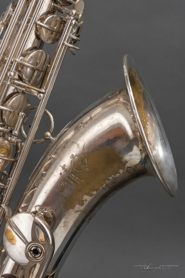 1971er SELMER Mark VI Tenorsaxophon versilbert, hoch-F#, eines unserer besten Hörner, #193522