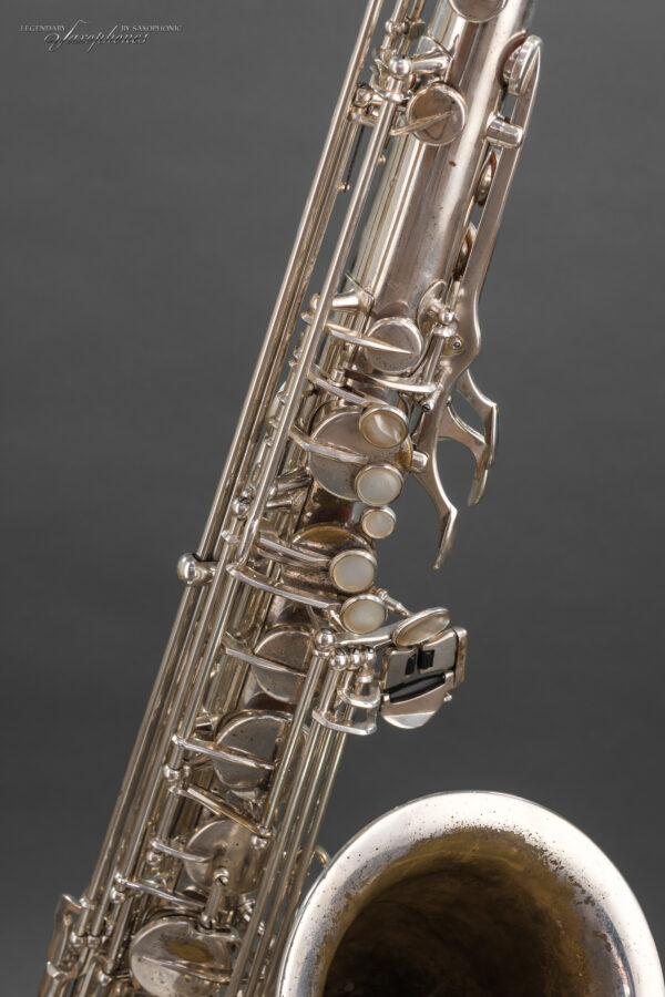 1971er SELMER Mark VI Tenorsaxophon versilbert, hoch-F#, eines unserer besten Hörner, #193522