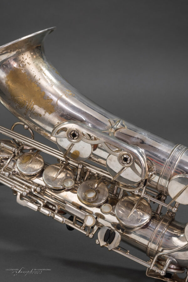 1971er SELMER Mark VI Tenorsaxophon versilbert, hoch-F#, eines unserer besten Hörner, #193522