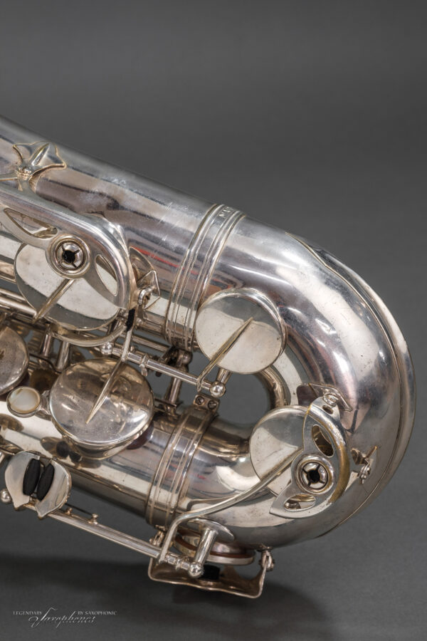 1971er SELMER Mark VI Tenorsaxophon versilbert, hoch-F#, eines unserer besten Hörner, #193522