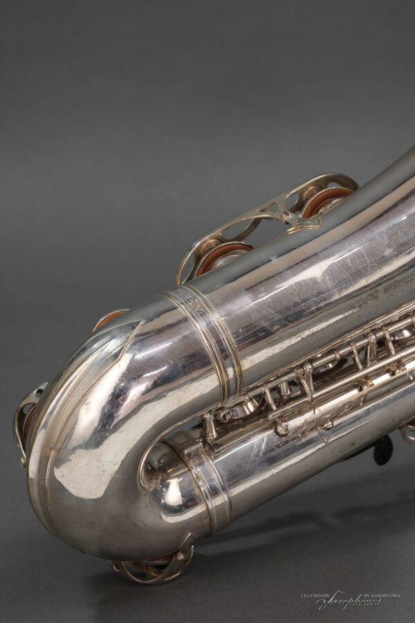 1971er SELMER Mark VI Tenorsaxophon versilbert, hoch-F#, eines unserer besten Hörner, #193522