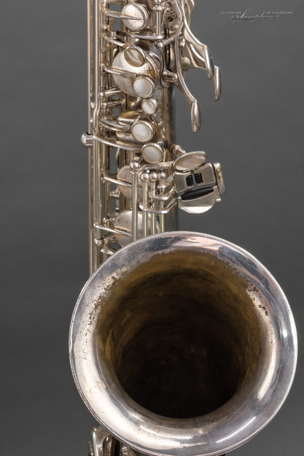 1971er SELMER Mark VI Tenorsaxophon versilbert, hoch-F#, eines unserer besten Hörner, #193522